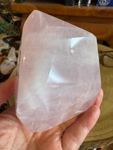Rose Quartz Facet Cut Freeform SKU 25393