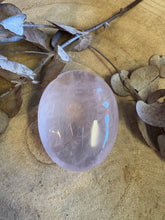 Rose Quartz Palm Stone SKU 24560