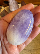 Chevron Amethyst Palm Stone SKU 25853