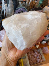 Clear Quartz Chunk Tealight Holder SKU 26246