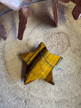 Tiger Eye Star Carving SKU 26207B