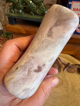 Pink Amethyst Moon on Stand SKU 26269
