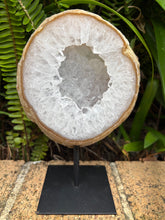 Quartz Geode on Stand SKU 25379