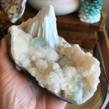 Green Apophyllite, Stilbite & Scolecite Cluster SKU 22821