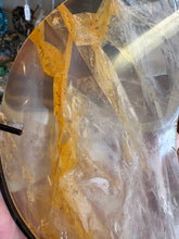 Golden Healer Quartz Moon on Stand SKU 26490