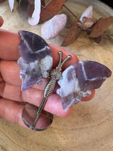 Chevron Amethyst Winged Butterfly SKU 27046CA