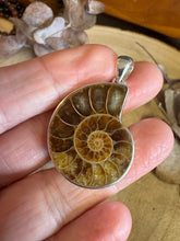 Sterling Silver Ammonite Pendant SKU 25336