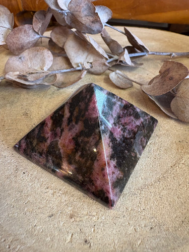 Rhodonite Pyramid SKU 24979