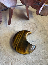 Tiger Eye Moon Carving SKU 26208