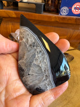 Black Banded Agate & Quartz Freeform SKU 25060