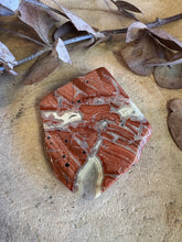 Red Silver Leaf Jasper Slab SKU 23984C