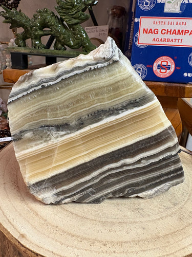 Zebra Calcite Chunk SKU 26298