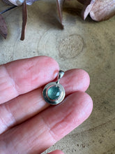 Entia Sterling Silver Emerald Kyanite Pendant SKU 25883