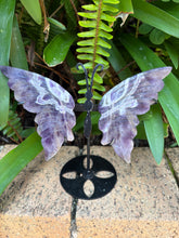 Chevron Amethyst Winged Butterfly SKU 25315A