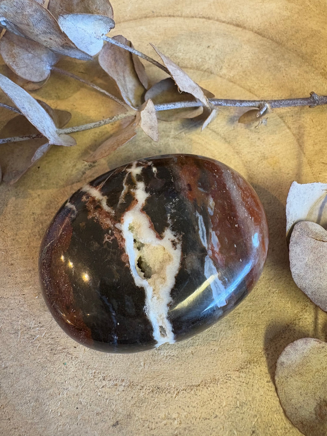 Sardonyx Palm Stone SKU 24181