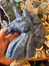 Sodalite Unicorn Head Carving SKU 26592