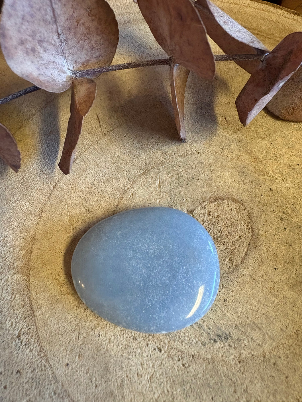Angelite Smooth Stone SKU 26137C