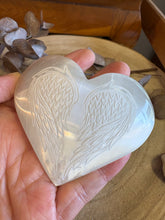 Selenite Angel Wing Heart SKU 24445