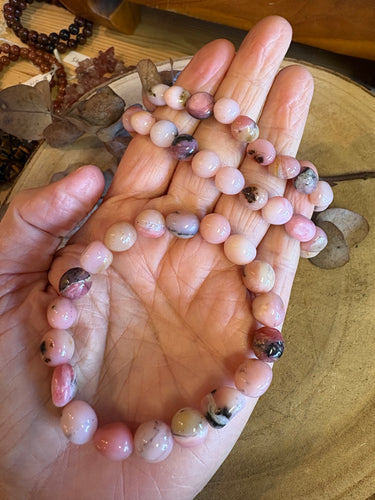 Pink Opal Bead Bracelet SKU 25241
