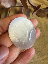 Selenite Palm Stone SKU 26061