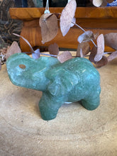 Green Aventurine Elephant Carving SKU 25591A