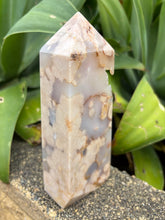 Flower Agate Obelisk SKU 27083