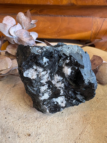Black Tourmaline Raw Chunk SKU 24958