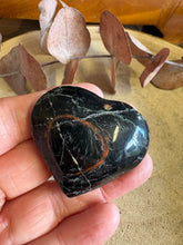 Black Tourmaline & Hematite Heart SKU 25979