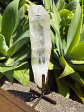 Lemurian Quartz Point on Stand SKU 26766