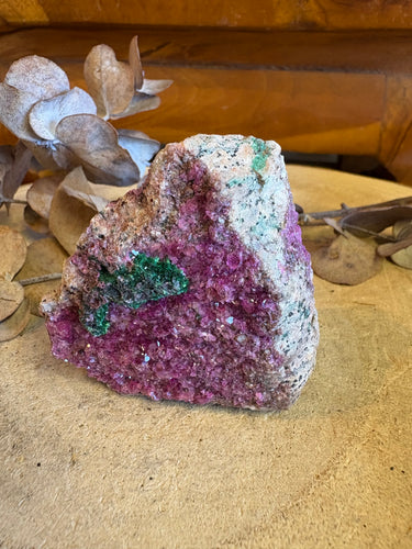 Cobalto Calcite & Malachite Cluster SKU 25028