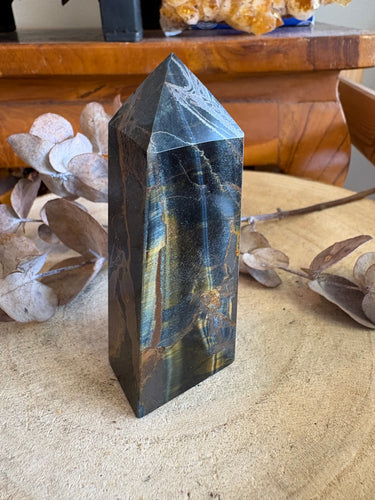 Blue Tiger Eye Obelisk SKU 24477