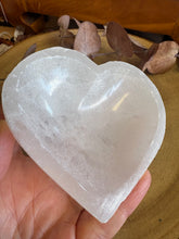 Selenite Heart Bowl SKU 25166