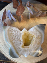 Druzy Agate Butterfly Carving SKU 27044