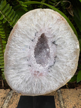 Agate & Quartz Geode on Stand SKU 25380