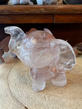 Hematoid Quartz Elephant Carving SKU 27051