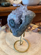 Amethyst Stalactite Cluster in Stand SKU 26635
