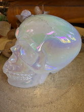 Opal Aura Quartz Skull Carving SKU 25097