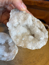 Cracked Quartz Geode Pair SKU 26297C