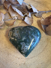 Moss Agate Heart SKU 24908