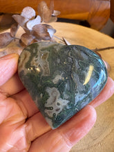 Moss Agate Heart SKU 24908