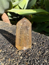 Gold Rutilated Quartz Point SKU 26383