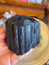 Black Tourmaline Part Polished Chunk SKU 24176