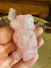 Rose Quartz Dog Carving SKU 26088RQD