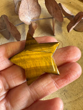 Tiger Eye Star Carving SKU 26207