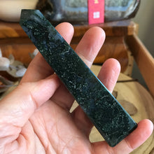Moss Agate Obelisk SKU 23341