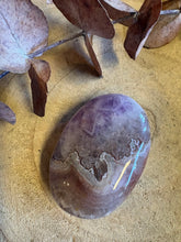 Crazy Lace Amethyst Palm Stone SKU 26454