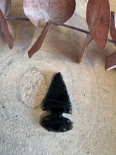 Black Obsidian Arrowhead Carving SKU 25650B