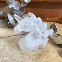 Clear Quartz Unicorn Carving SKU 23145