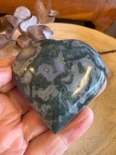 Moss Agate Heart SKU 24906