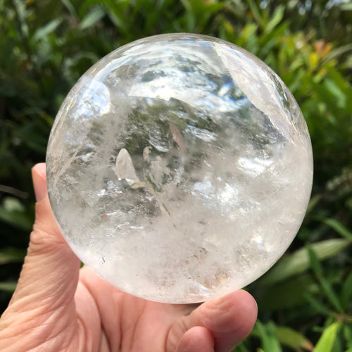 Clear Quartz Sphere SKU 23032